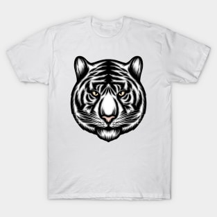 Cool white tiger illustration T-Shirt